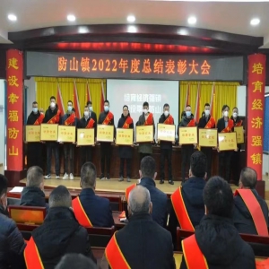 祝贺乐康医疗集团下属公司涵基建筑和裕鑫重工共同荣获2022年曲阜市防山镇十大功勋企业
