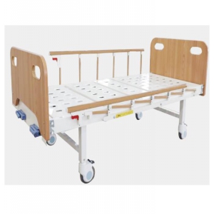 实木双摇护理床（含实木围栏）