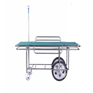 B4不锈钢两大两小轮担架车