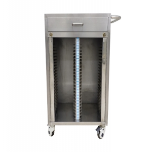 B28不锈钢病历夹车（50格）