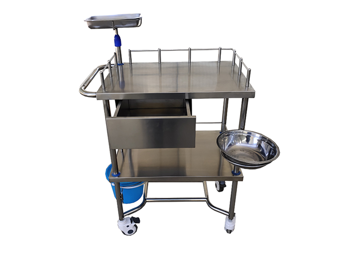 B7不锈钢换药车(图1)