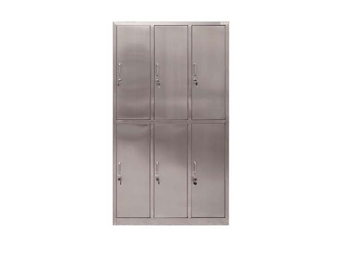 全不锈钢六门更衣柜(图1)