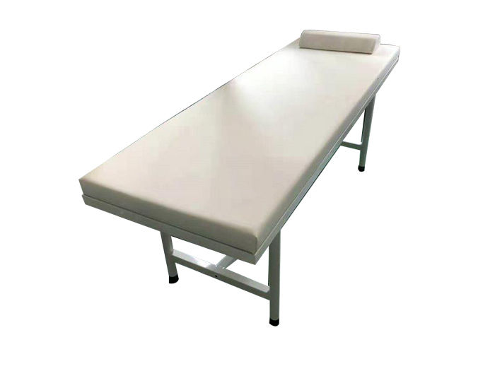 钢制诊断床（定制款白色，带枕头）(图1)