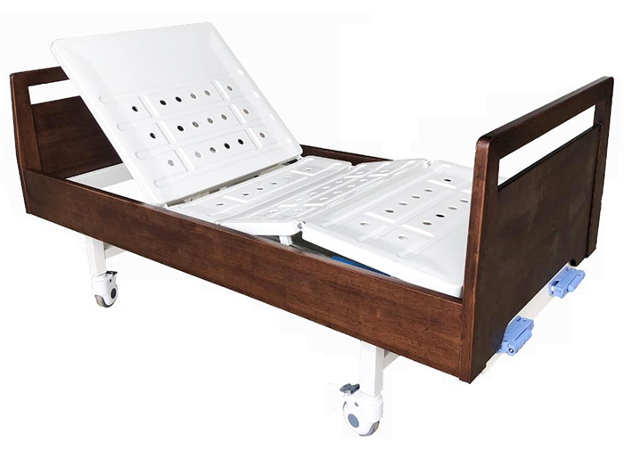 A2手动双摇实木护理床(图1)