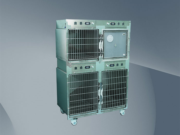 红外保温四位犬笼(图1)